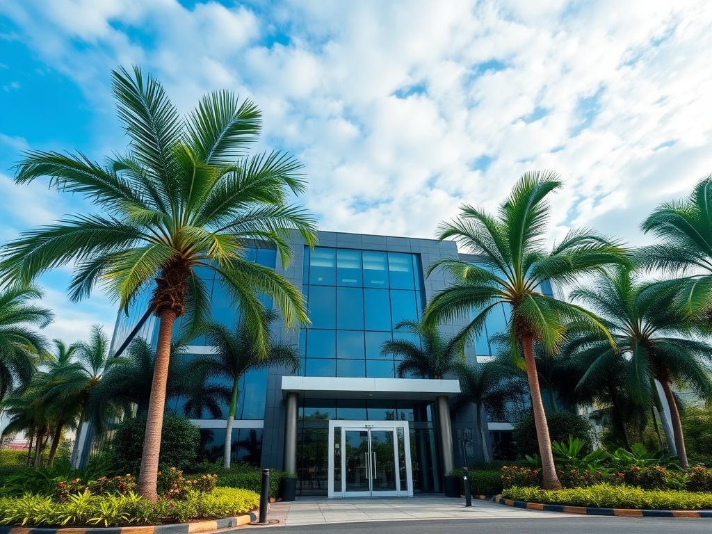 Entrance of the EdgeBox Education office building in Subang Jaya